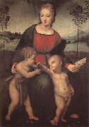 RAFFAELLO Sanzio The virgin mary  and John oil painting on canvas